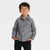 Cat & Jack Baby Boy's Grey Long Sleeve Woven Button-Down Shirt | Cat & Jack In Lebanon