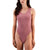Hippie Rose Women's Desert Mauve Ribbed Body Romper Bodysuit | Hippie Rose In Lebanon