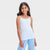 Cat & Jack Girl's White Square Neck Tank Top | Cat & Jack In Lebanon