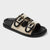 Universal Thread Women's Beige Kylie Crochet Double Band Slippers | Universal Thread In Lebanon