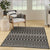 Nourison Black & White Positano Moroccan Trellis Flatweave Outdoor Rug | Nourison In Lebanon