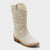 Cat & Jack Girl's Ivory Mid Calf, Zipper Closure, Almond Toe Boots | Cat & Jack in Lebanon