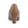 Journee Collection Women's Brown Luu-M Comfort Insole Medium Heel | Journee Collection In Lebanon