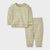 Cat & Jack Baby Boy's Beige/Green 2pc Striped Waffle Sweatshirt & Jogger Pants Set | Cat & Jack In Lebanon