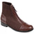 Journee Collection Women's Brown Bexlie Front Zip Stacked Boots