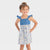 OshKosh Baby Girl's White & Blue Paisley Printed Dress | OshKosh In Lebanon