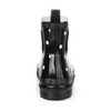Journee Collection Women's Black Tekoa Block Heel Rain Boots