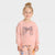 Bluey Girl's Peach Front Bow Sweatshirt | Bluey In Lebanon