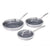 Henckels Paradigm Ceramic 6-pc Stainless Steel Dual Performance Fry Pan Set