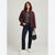Nautica Women's Deep Burgundy Lightweight Puffer Jacket