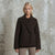 Sinsay Women's Brown Double-Breasted Jacket