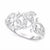 Macy's Women's Sterling Silver Diamond Vine-Inspired Ring