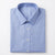 Kirkland Signature Men's Blue Non-Iron Traditional Fit Geometric Dress Shirt