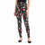 Planet Heart Women's Black Christmas Print Leggings