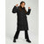 Sinsay Girl's Black Long Hooded Puffer Jacket