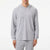 Lacoste Men's Gray Waffle-Knit Thermal Hoodie
