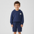 Sinsay Boys’ Navy Blue Hoodie & Cargo Shorts Set