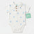 Disney Baby Boy's White & Blue Printed Short Sleeve Cotton Bodysuits | Disney In Lebanon