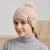 Angela & William Women's Dusty Rose Wool Blend Earflap Cap with Sherpa Lining