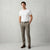 Calvin Clein Men's Khaki Green Slim Trouser