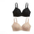 Calvin Klein Women's 2-Pack Black And Beige Lightly Lined Wirefree Bra