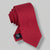 Tommy Hilfiger Men's Dark Red Natte Grid Classic Silk Neckties