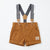 Disney Baby Boy's Brown Winnie The Pooh Suspender Short|Disney In Lebanon