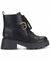 Sun + Stone Men's Black Kellen Lace-Up Combat Boots | Sun + Stone in Lebanon