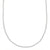Adornia Women's Silver 14k Gold Plated Micro Tennis Necklace