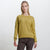 Sinsay Women's Yellowish Olive Green Crew Neck Blouse