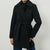 Sinsay Women's Black Belted Trench Coat