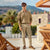 Sinsay Men's Beige Slim-Fit Cargo pant