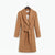 Calvin Klein Women's Camel Belted Wrap Coat