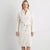 State Of Day Women's Off White Chenille Waffle Sleep Robe