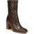 Franco Sarto Women's Brown Classic Mid Calf Boot
