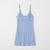 I.N.C. International Concepts Women's Blue Lace-Inset Knit Sleep Dress