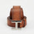 Tommy Hilfiger Women's Brown H Plaque Buckle Leather Casual Belt