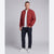 Galaxy By Harvic Men's Burgundy Zip Bomber Jacket