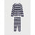 Sinsay Boy's Cream/Navy Scandinavian Pattern Two Piece Pajama Set