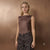 Sinsay Women's Brown Plain Tank-Top