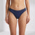 Jenni Women's Navy Thong With A Delicate Scalloped Lace Trim Along The Waistband Brirf