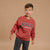 Sinsay Boy's Brick "ATHLETIC" Printed Sweatshirt