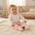 Sinsay Baby Girl's Pastel Pink Knee Panda Face Printed Sweatpants
