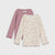Sinsay Girl's Cream/Dusty Rose Two-Pack Of Long-Sleeved Blouse