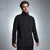 Sinsay Men's Black Plain High Neck Blouse