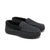 Haggar Men's Dark Grey Fleece-Lined Moccasin Slippers