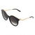 Cartier Women's Black Panthère de Cartier Round Sunglasses