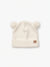 Sinsay Baby Girl's Cream Beanie With Bear Patch