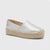 Michael Kors Women's Silver Lynn Espadrille Casual Shoes
