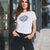 Sinsay Women's White Mandala Chest Printed T-Shirt